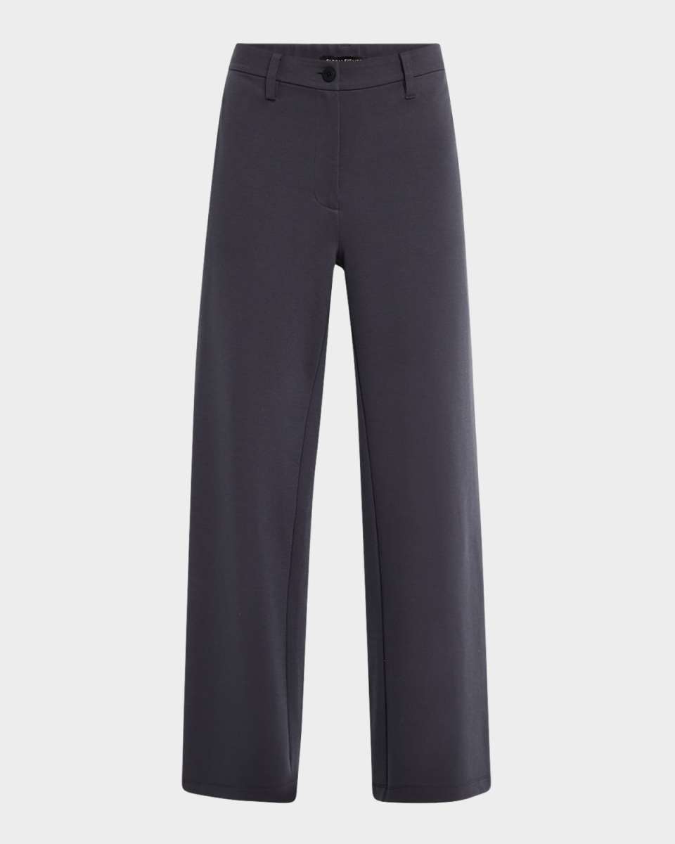 Wide-Leg Flex Ponte Trousers